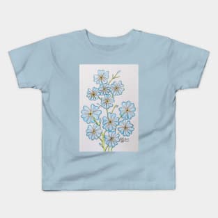 Forget-me-not flowers Kids T-Shirt